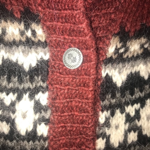 𝅺FRÓÐNÝ LONG CARDIGAN SWEATER FROM WOOL - Picture 4 of 8